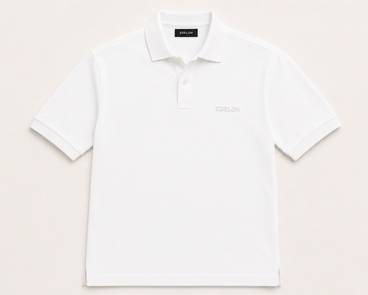 Edelon Premium Cotton Polo – Black